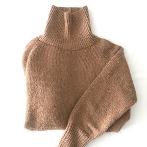 Wilfred oversized mohair sweater in camel